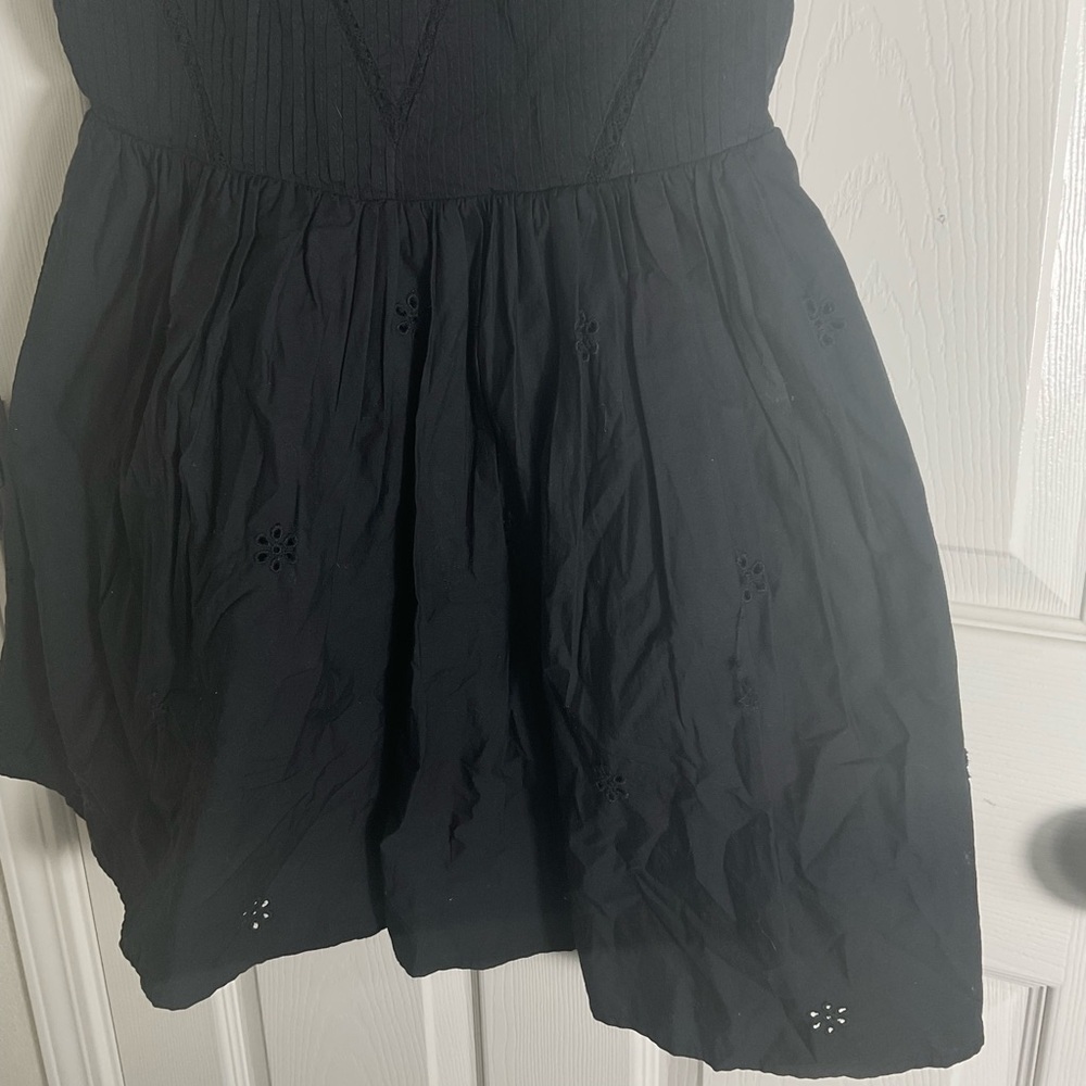 Zara Woman’s Black Spaghetti Strap mini Dress size medium - Picture 4 of 11